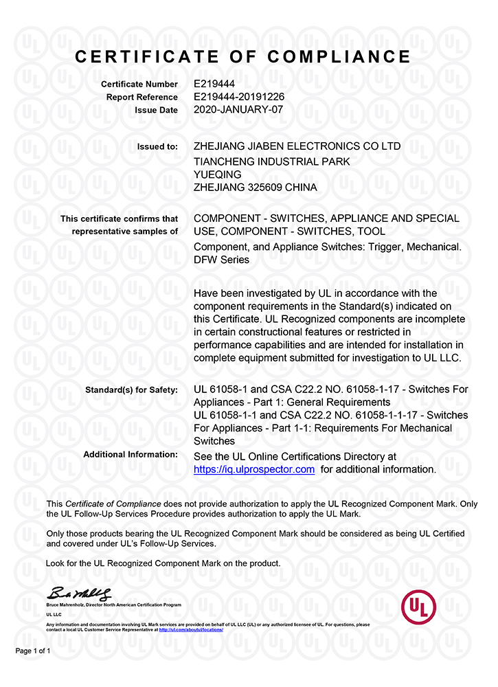 E219444-20191226-Certificate-of-Compliance-DFW